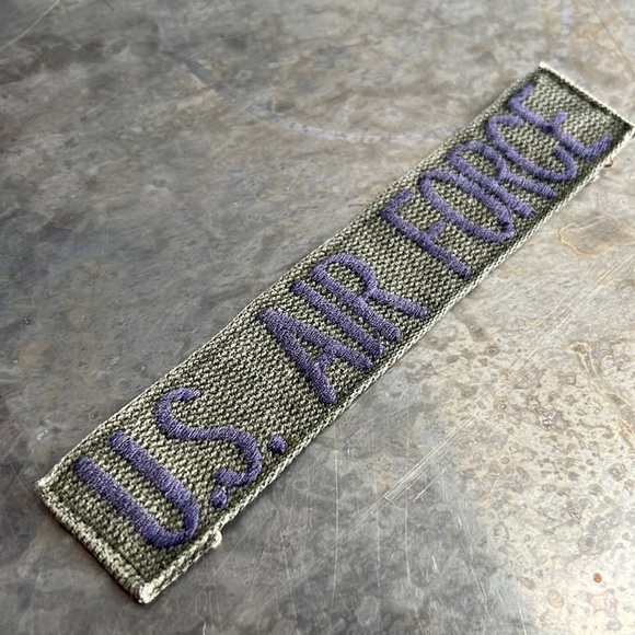 U.S. AIR FORCE embroidered tape patch - Vintage - Picture 3 of 10